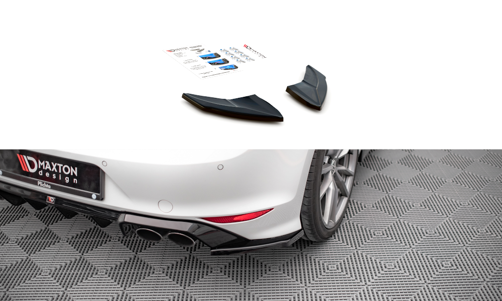 Maxton Design Heck Ansatz Flaps Diffusor V.4 für Volkswagen Golf R Mk7 schwarz Hochglanz Maxton Design Heck Ansatz Flaps Diffusor V.4 für Volkswagen Golf R Mk7 schwarz Hochglanz