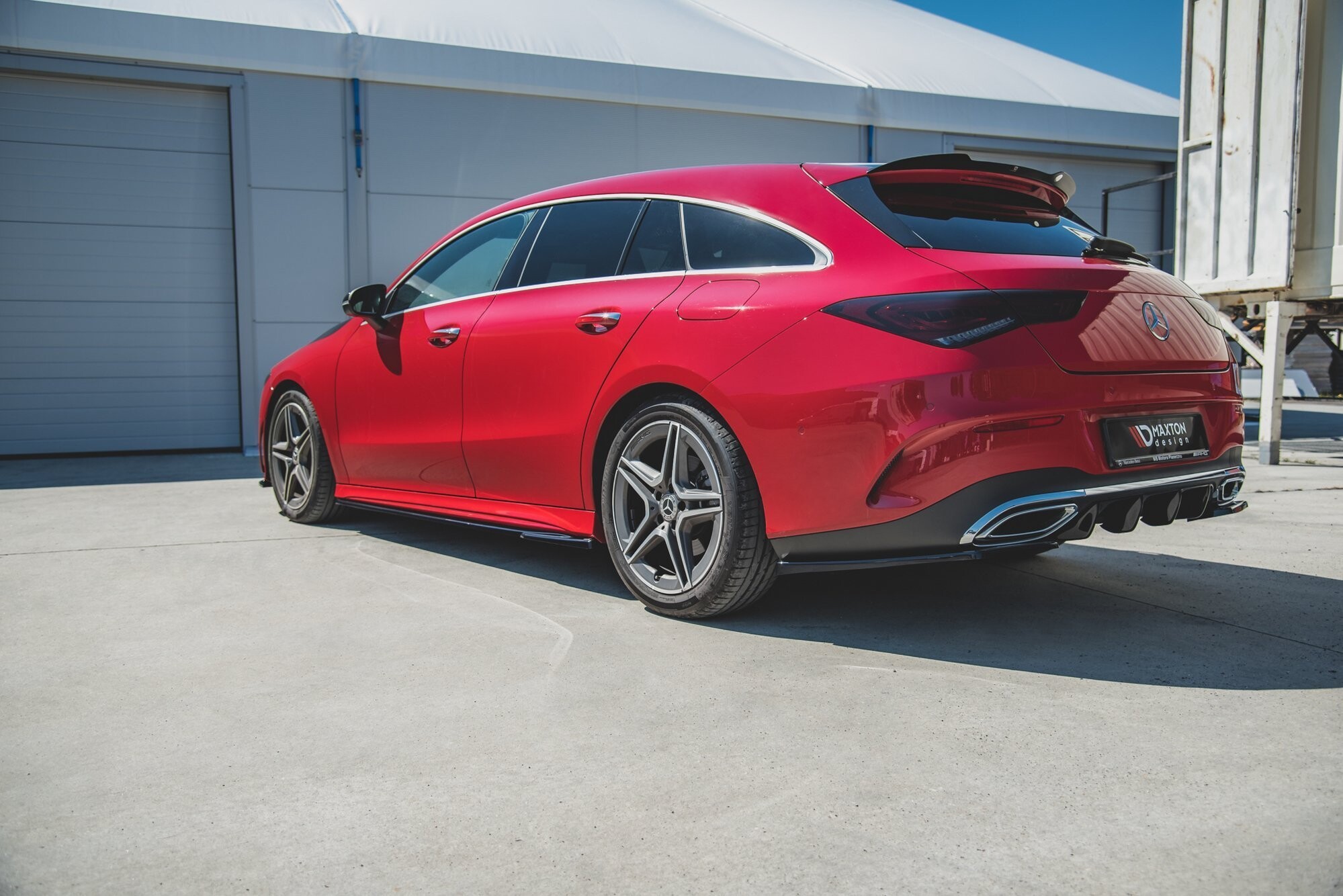 Maxton Design Heck Ansatz Flaps Diffusor für Mercedes-Benz CLA Shooting Brake AMG-Line X118 schwarz Hochglanz Maxton Design Heck Ansatz Flaps Diffusor für Mercedes-Benz CLA Shooting Brake AMG-Line X118 schwarz Hochglanz