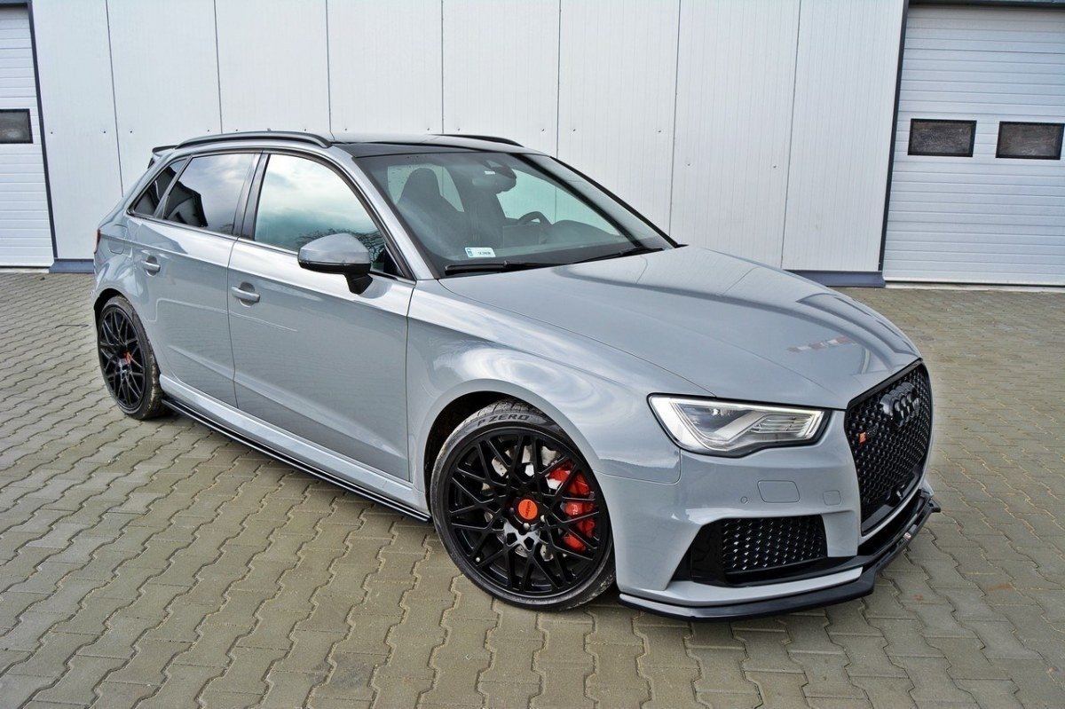 Maxton Design Front Ansatz V.2 für Audi RS3 8V Sportback schwarz Hochglanz Maxton Design Front Ansatz V.2 für Audi RS3 8V Sportback schwarz Hochglanz