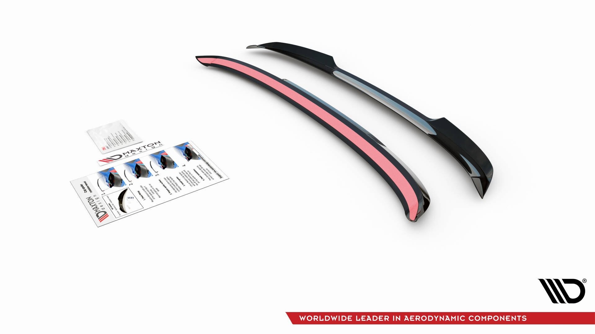Maxton Design Spoiler CAP V.2 für Volkswagen Golf 8 GTI / R schwarz Hochglanz