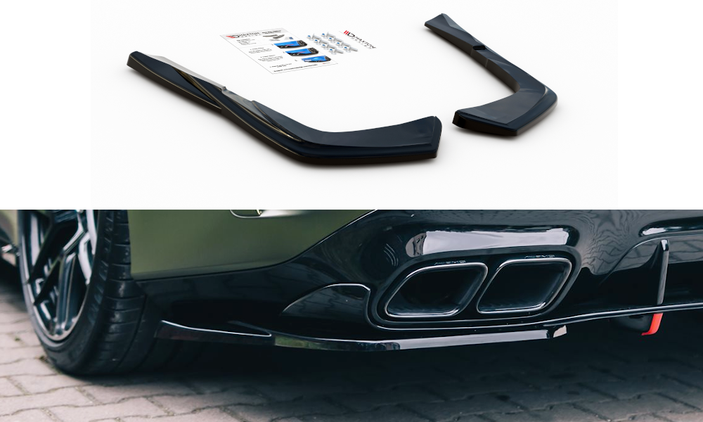 Maxton Design Heck Ansatz Flaps Diffusor für Mercedes-AMG GT 63 S 4-Door Coupe Aero schwarz Hochglanz Maxton Design Heck Ansatz Flaps Diffusor für Mercedes-AMG GT 63 S 4-Door Coupe Aero schwarz Hochglanz