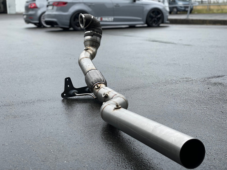 E-Exhaust 3,5" OPF-DELETE Downpipe AWD - EA888 Gen.3