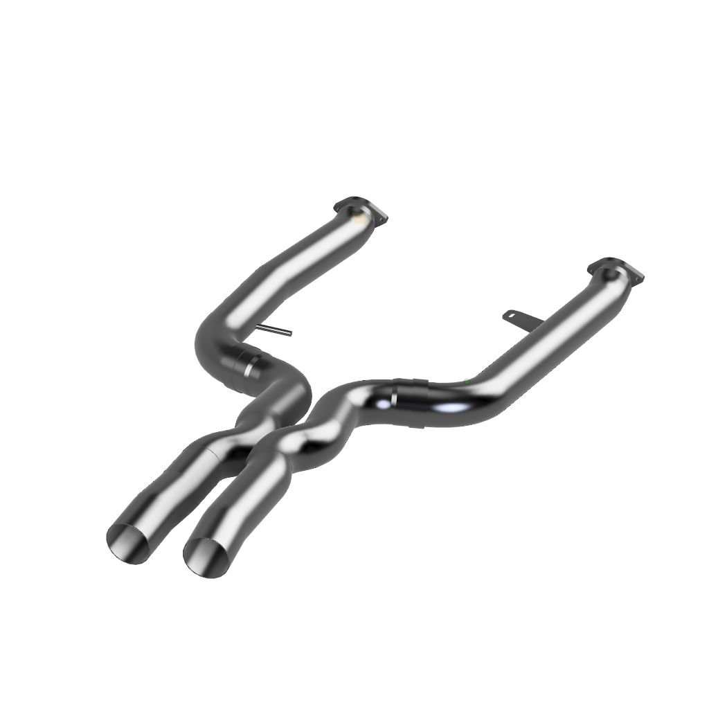 E-EXHAUST 3,5" Track-X-Pipes - BMW M2 / M3 / M4 G-Serie (S58-Motor)