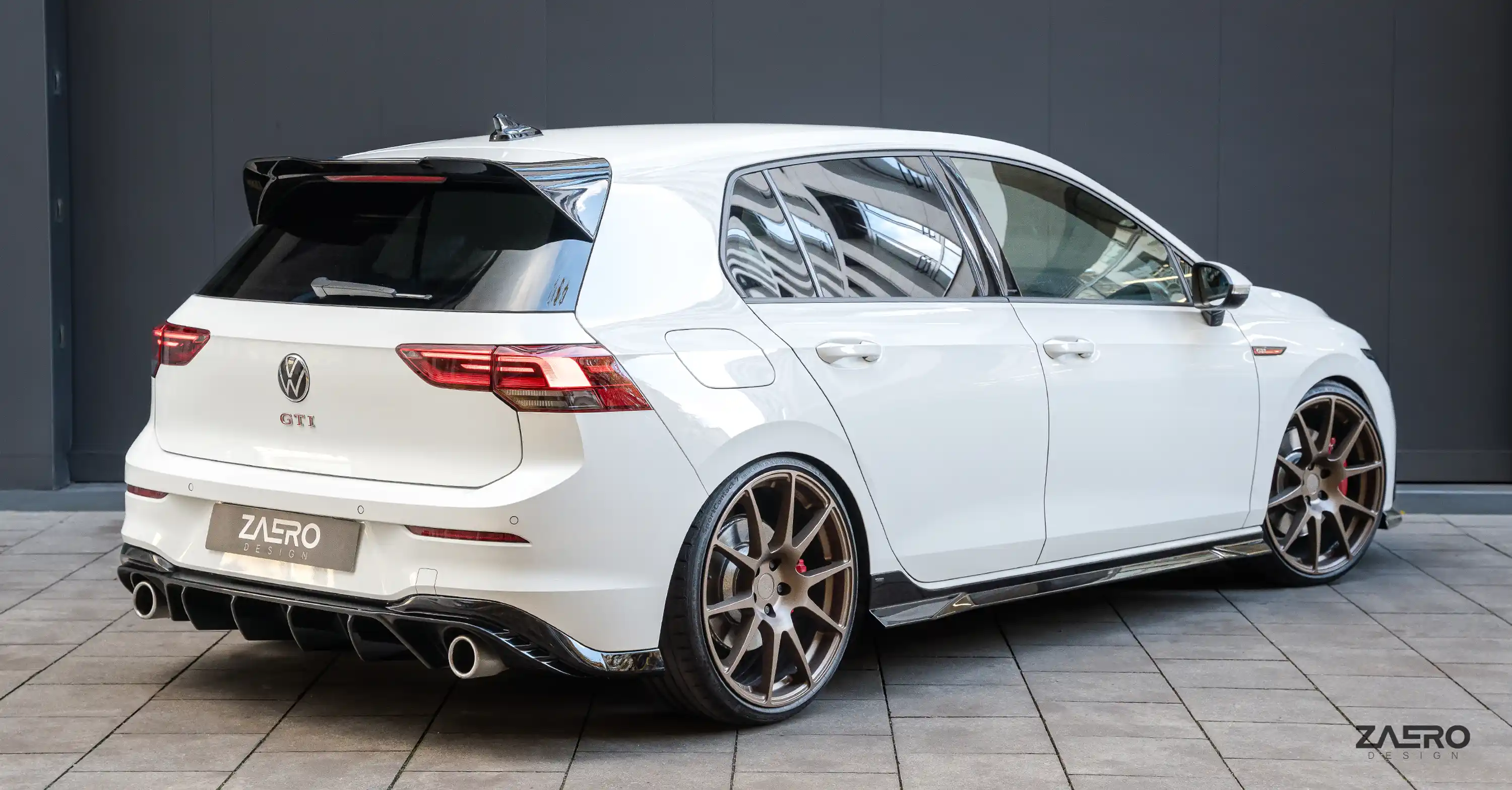 Zaero Design EVO-1 DIFFUSOR FÜR VW GOLF 8 GTI 