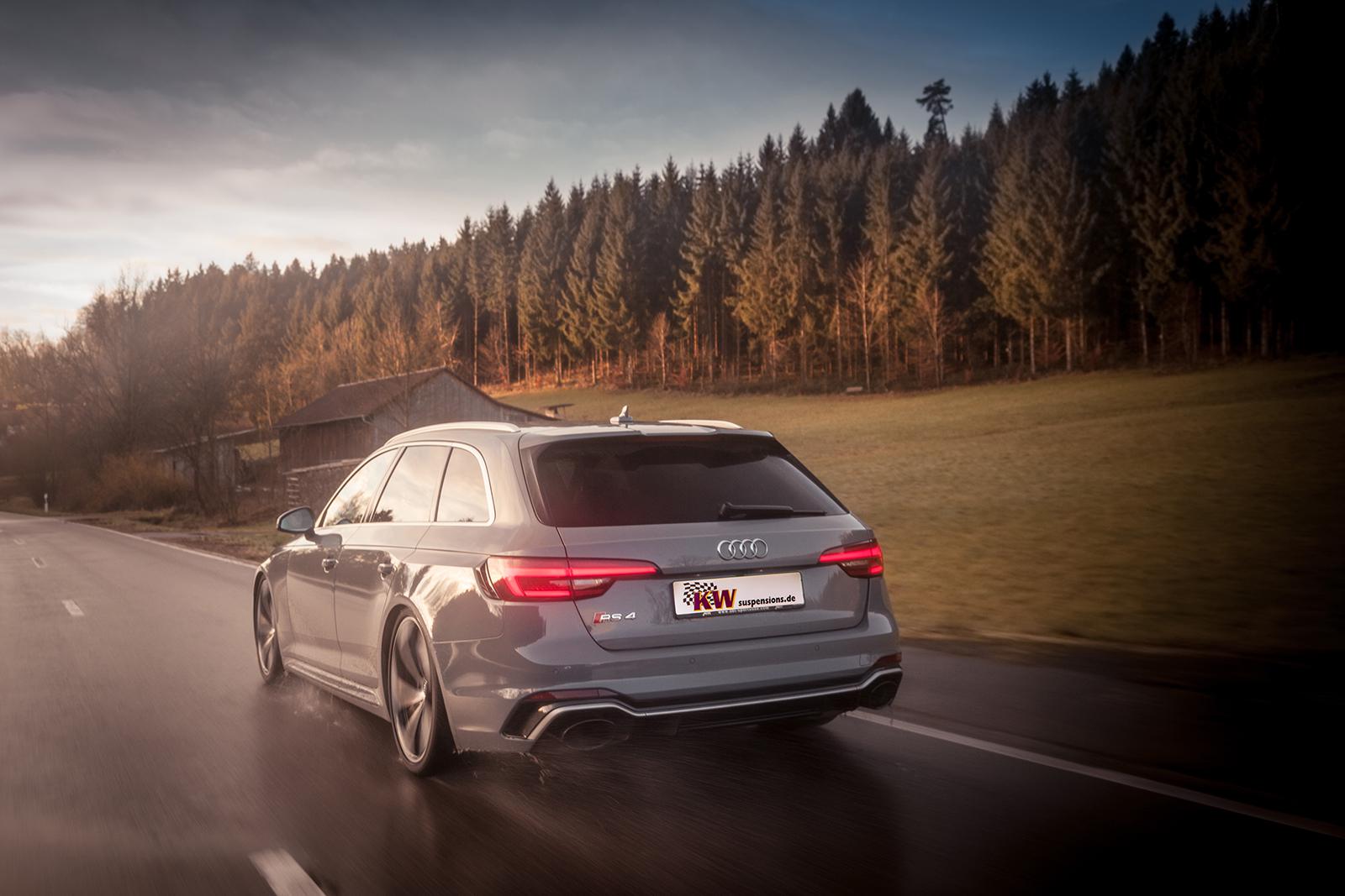 KW V3 Audi RS4 B8 352100BU Gewindefahrwerk V3 inox
