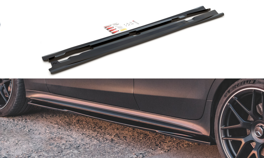 Maxton Design Seitenschweller Ansatz für Mercedes-AMG GT 53 4-Door Coupe schwarz Hochglanz Maxton Design Seitenschweller Ansatz für Mercedes-AMG GT 53 4-Door Coupe schwarz Hochglanz