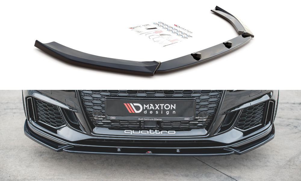 Maxton Design Front Ansatz V.4 für Audi RS3 8V FL Sportback schwarz Hochglanz Maxton Design Front Ansatz V.4 für Audi RS3 8V FL Sportback schwarz Hochglanz