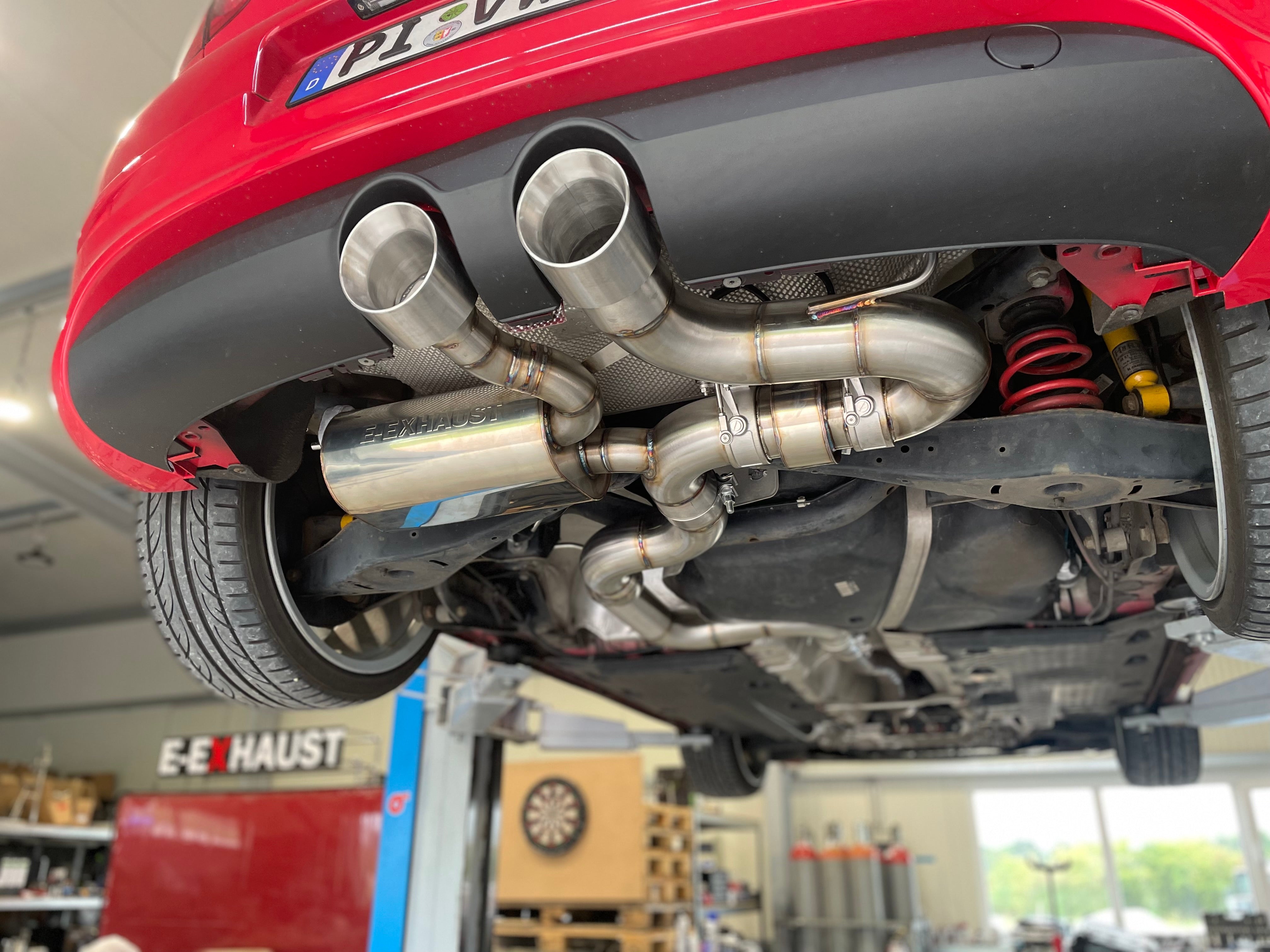 E-EXHAUST Silence 3.5 - Golf 5 GTI - R32 Style Auspuffanlage
