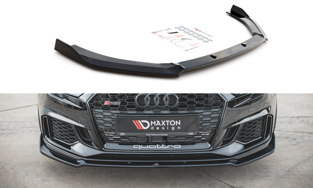 Maxton Design Front Ansatz V.3 für Audi RS3 8V FL Sportback schwarz Hochglanz Maxton Design Front Ansatz V.3 für Audi RS3 8V FL Sportback schwarz Hochglanz