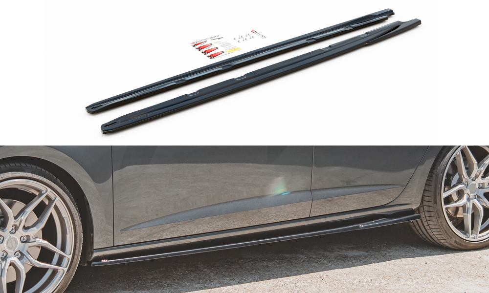 Maxton Design Seitenschweller Ansatz Cup Leisten V.5 für Seat Leon Mk3 Cupra/ FR Facelift schwarz Hochglanz Maxton Design Seitenschweller Ansatz Cup Leisten V.5 für Seat Leon Mk3 Cupra/ FR Facelift schwarz Hochglanz