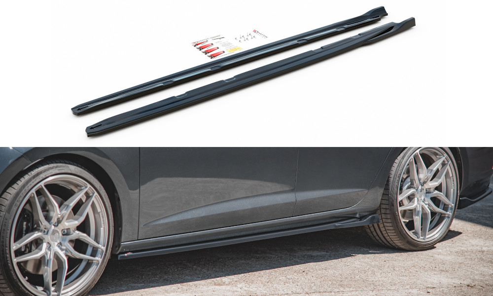 Maxton Design Seitenschweller Ansatz Cup Leisten V.4 für Seat Leon Mk3 Cupra/ FR Facelift schwarz Hochglanz Maxton Design Seitenschweller Ansatz Cup Leisten V.4 für Seat Leon Mk3 Cupra/ FR Facelift schwarz Hochglanz