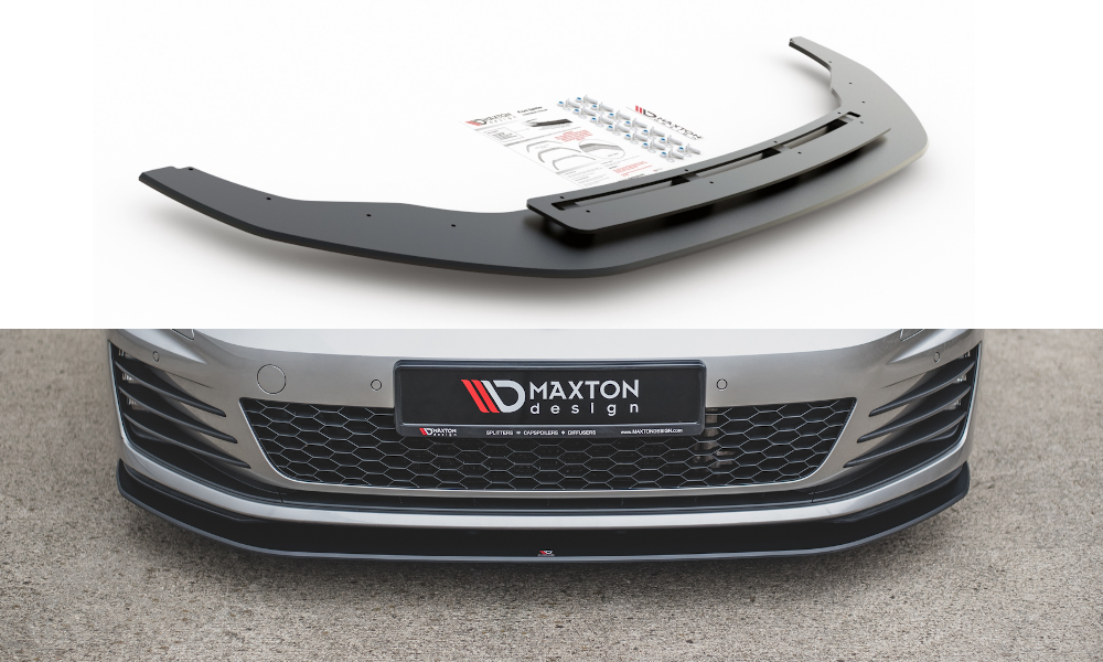 Maxton Design Robuste Racing Front Ansatz für VW Golf 7 GTI