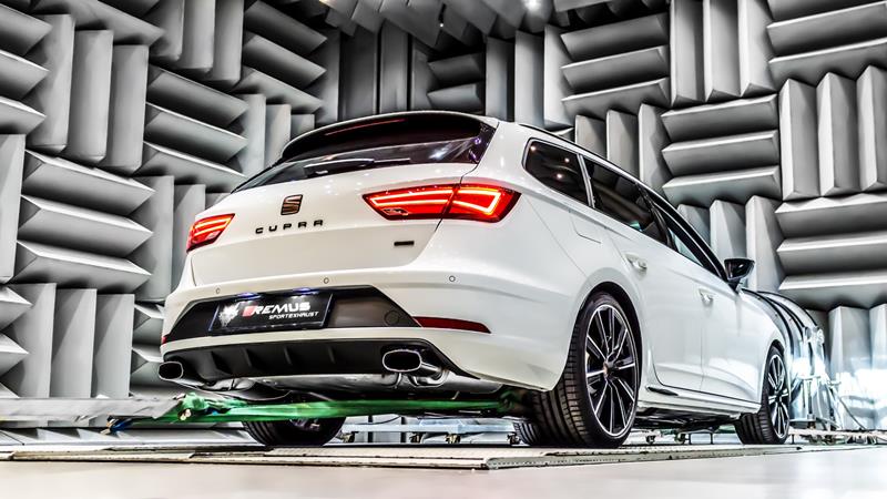 REMUS 70MM DUPLEX SPORTAUSPUFF SEAT LEON CUPRA 5F ST 300 4DRIVE 2.0L TSI 221KW MIT OPF DNUE