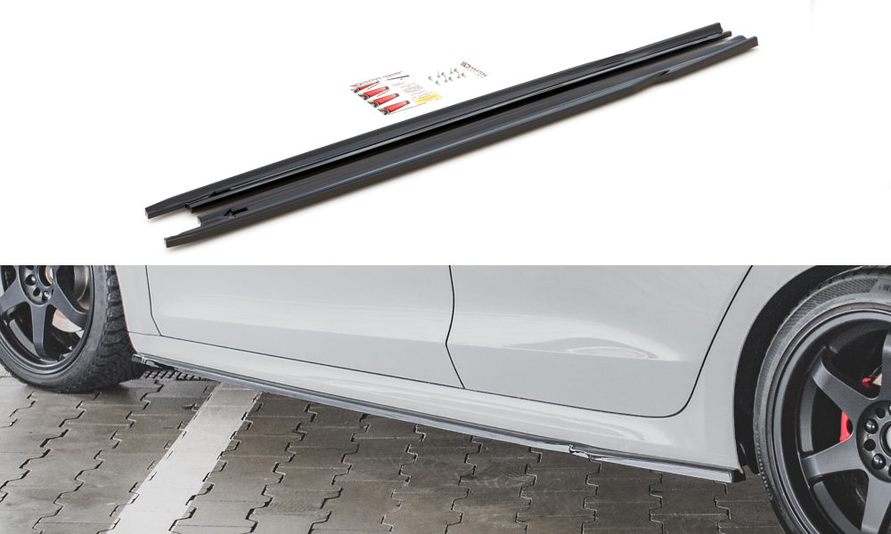 Maxton Design Seitenschweller Ansatz für V.1 für Skoda Octavia RS Mk4 schwarz Hochglanz Maxton Design Seitenschweller Ansatz für V.1 für Skoda Octavia RS Mk4 schwarz Hochglanz