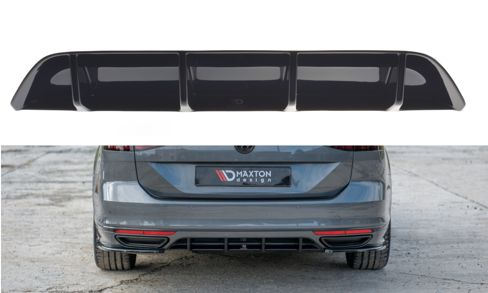 Maxton Design Diffusor Heck Ansatz für Volkswagen Passat R-Line B8 schwarz Hochglanz Maxton Design Diffusor Heck Ansatz für Volkswagen Passat R-Line B8 schwarz Hochglanz