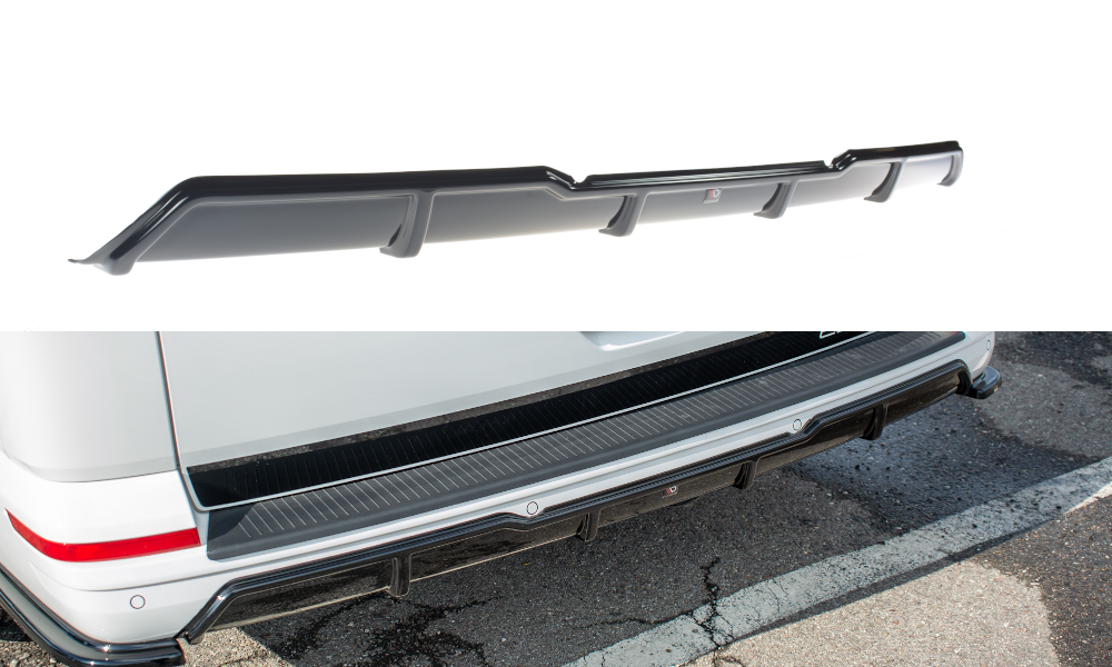 Maxton Design Diffusor Heck Ansatz für Volkswagen T6 schwarz Hochglanz Maxton Design Diffusor Heck Ansatz für Volkswagen T6 schwarz Hochglanz
