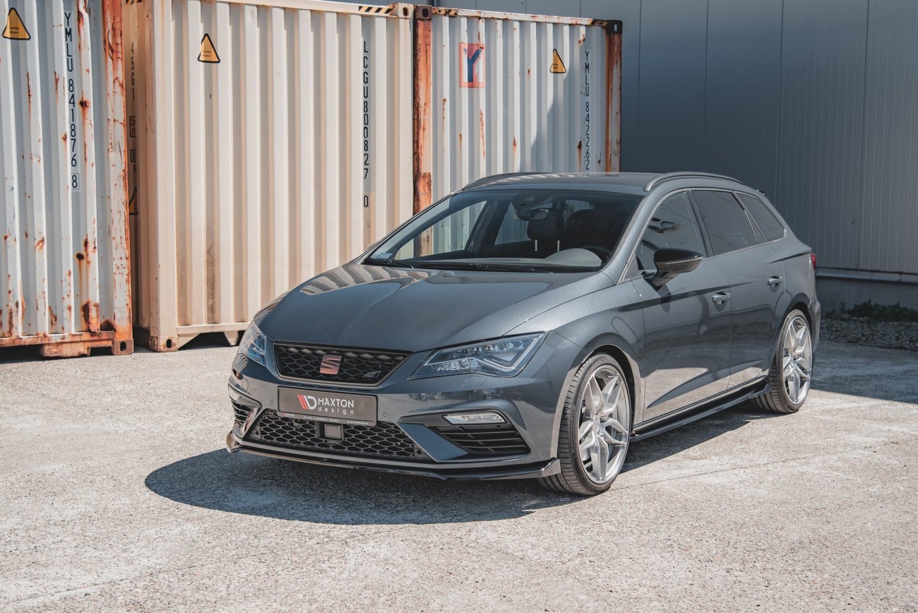 Maxton Design Cup Spoilerlippe Front Ansatz V.7 für Seat Leon Cupra / FR Mk3 FL Maxton Design Cup Spoilerlippe Front Ansatz V.7 für Seat Leon Cupra / FR Mk3 FL