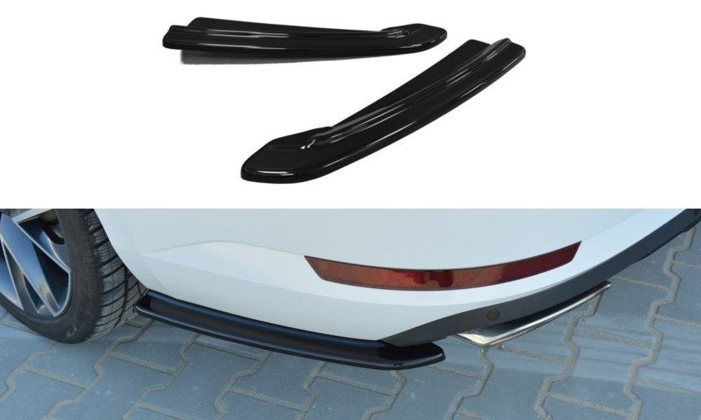 Maxton Design Heck Ansatz Flaps Diffusor für Skoda Superb Mk3 Hatchback / Kombi schwarz Hochglanz Maxton Design Heck Ansatz Flaps Diffusor für Skoda Superb Mk3 Hatchback / Kombi schwarz Hochglanz