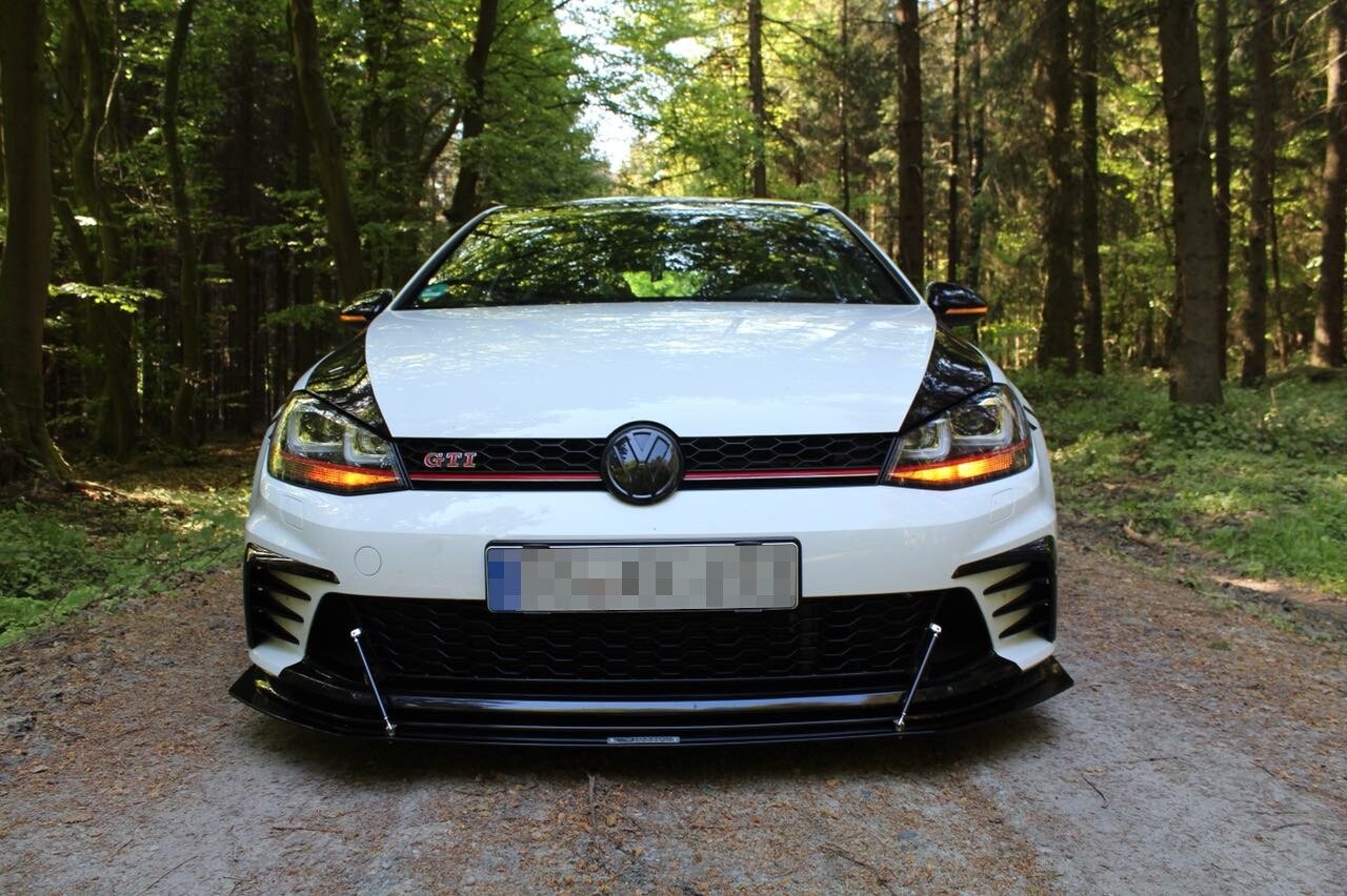Maxton Design Racing Front Ansatz für VW GOLF 7 GTI CLUBSPORT