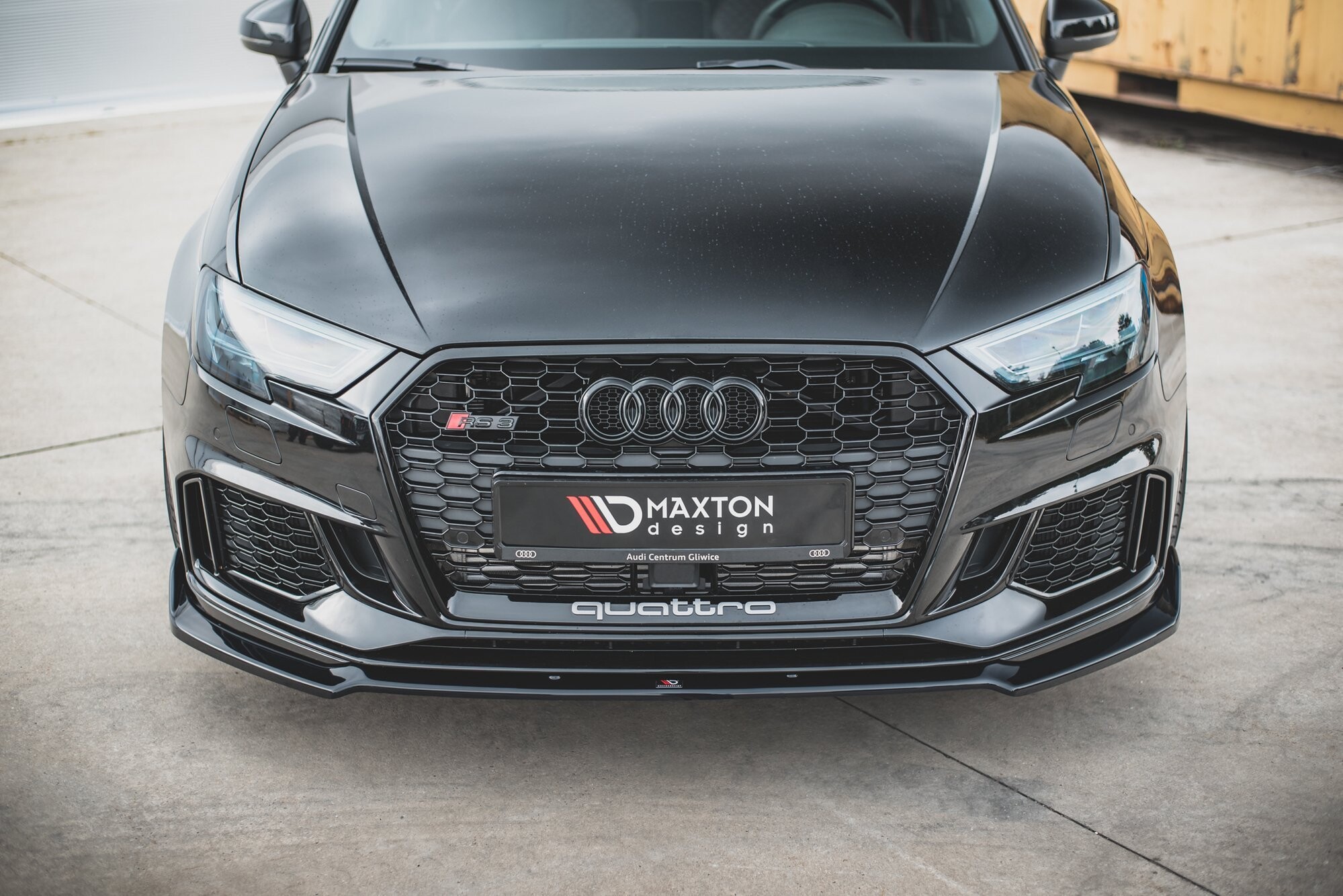 Maxton Design Front Ansatz V.3 für Audi RS3 8V FL Sportback schwarz Hochglanz Maxton Design Front Ansatz V.3 für Audi RS3 8V FL Sportback schwarz Hochglanz