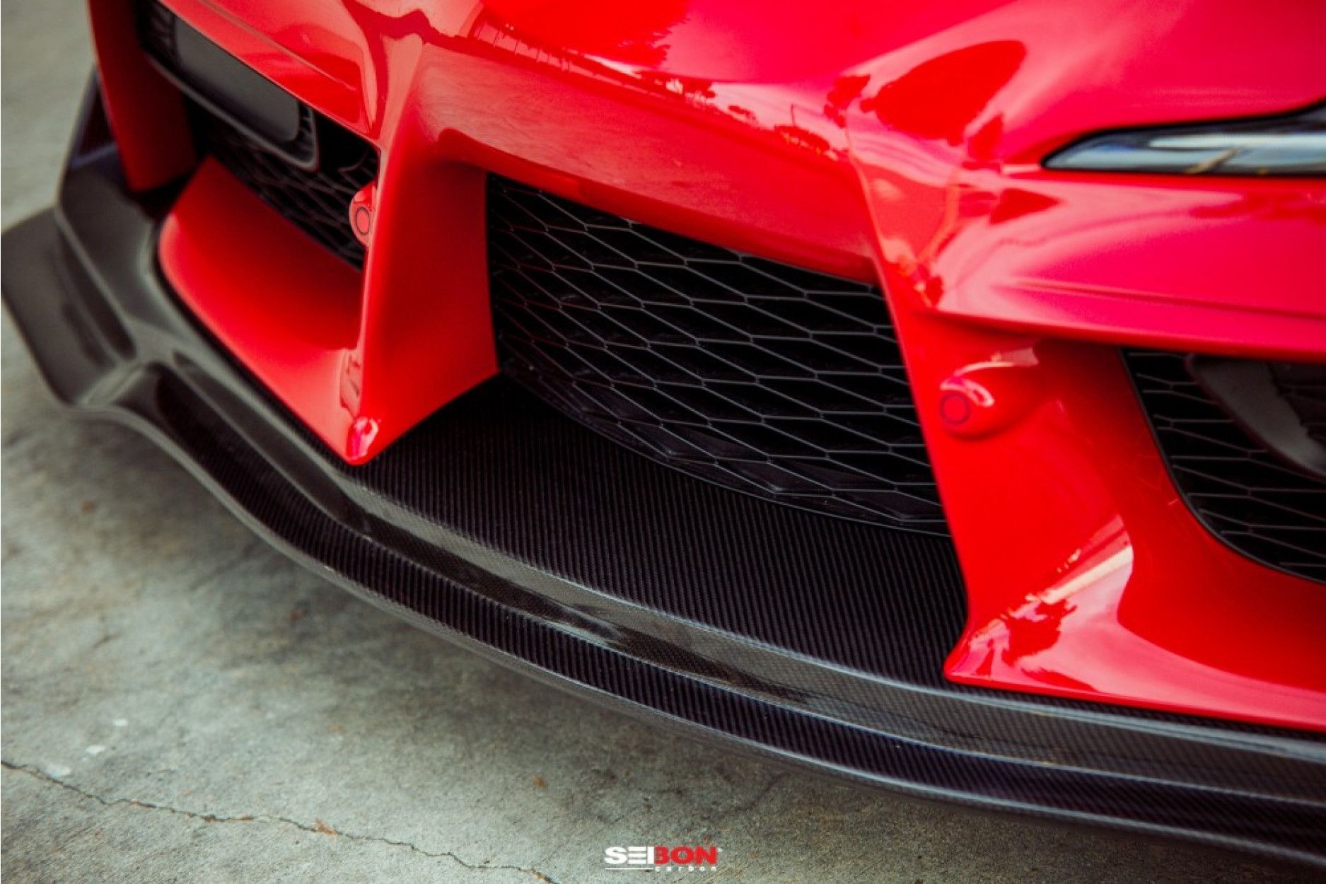 Seibon Carbon Style MB Frontlippe für Toyota Supra MK5 Seibon Carbon Style MB Frontlippe für Toyota Supra MK5