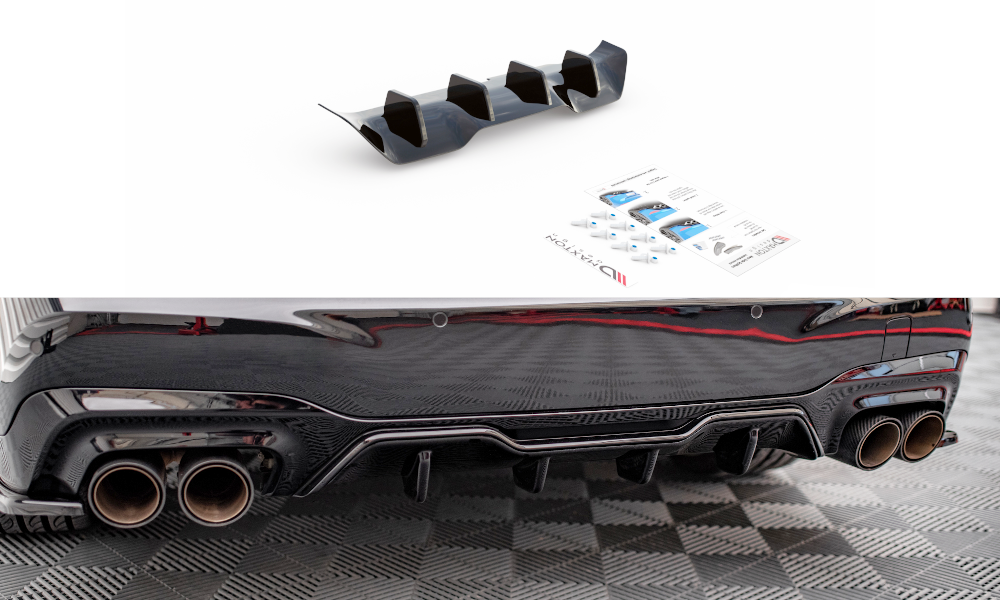 Maxton Design Diffusor Heck Ansatz für BMW M235i Gran Coupe F44 schwarz Hochglanz Maxton Design Diffusor Heck Ansatz für BMW M235i Gran Coupe F44 schwarz Hochglanz