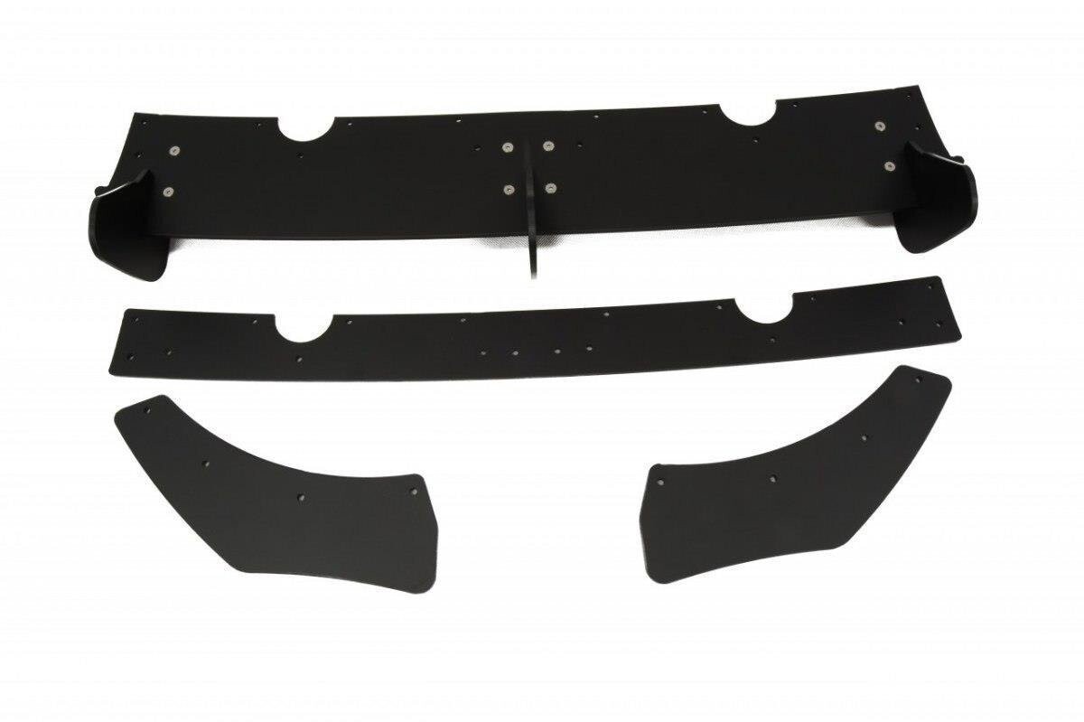 Maxton Design VW GOLF 7 GTI Diffusor Heck Ansatz für Heckschürze für & Heck Ansatz Flaps Diffusor